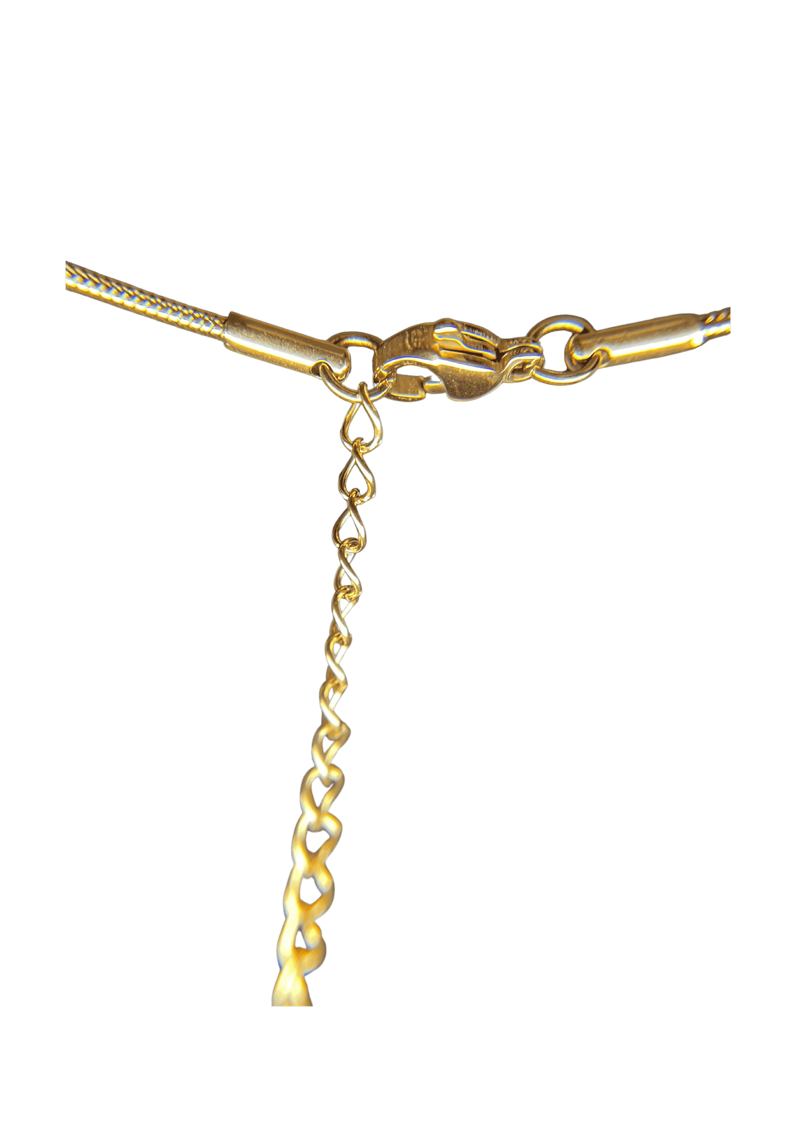 Gold-Plated Bow Pendant Necklace